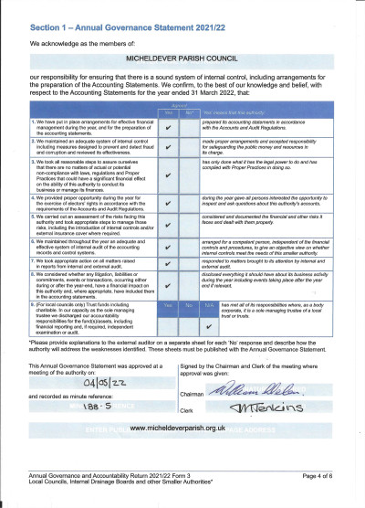 2022 Annual Governance Statement